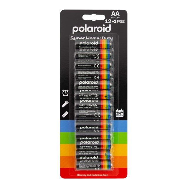 13PK AA Polaroid Heavy Duty Battery