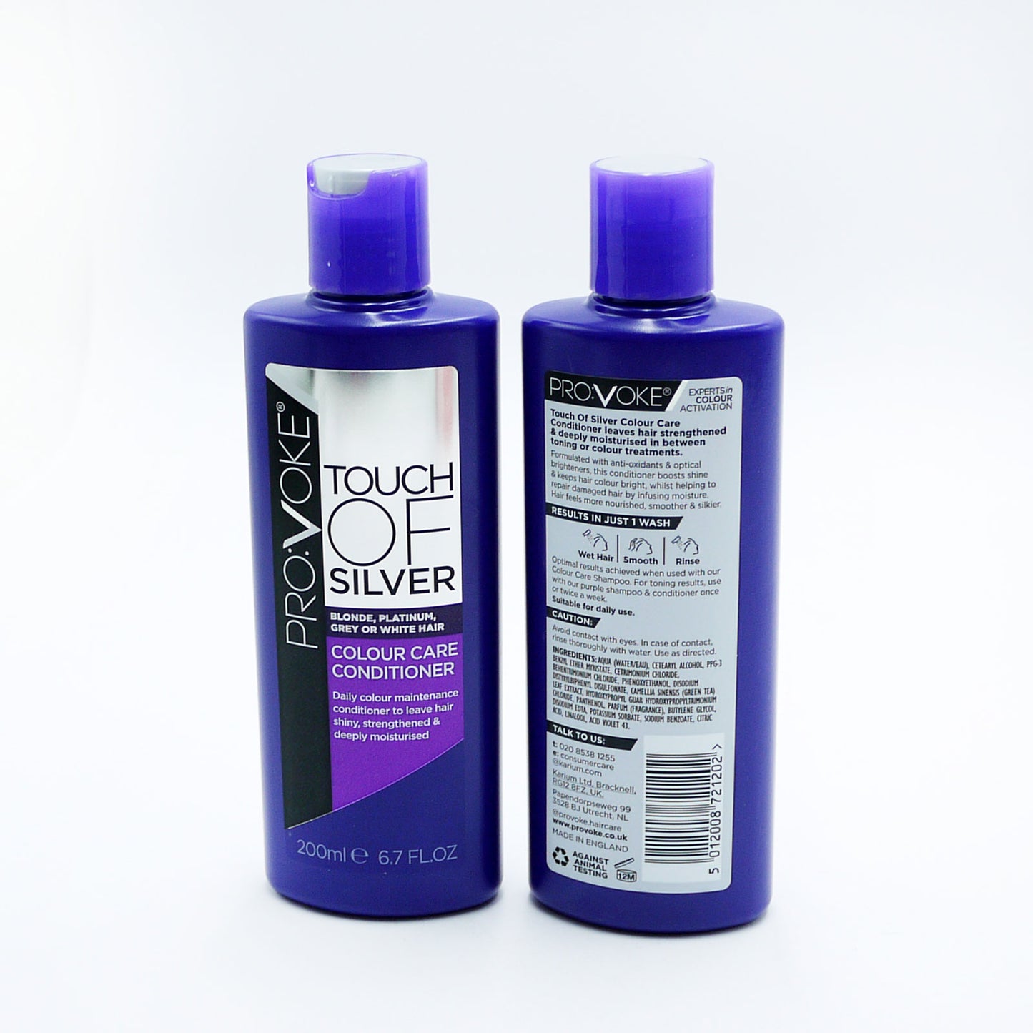 PROVOKE TOUCH OF SILVER APRÈS-SHAMPOOING SOIN COULEUR 200ml
