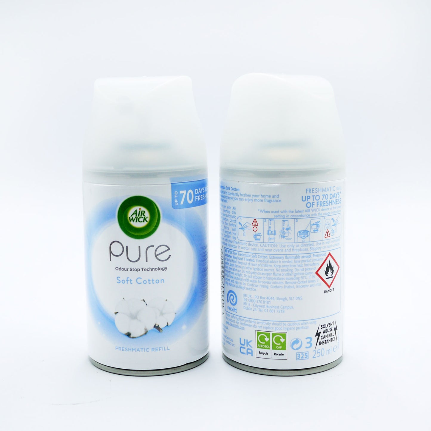 RECHARGE AIRWICK FRESHMATIC PURE COTON (C) 250ML
