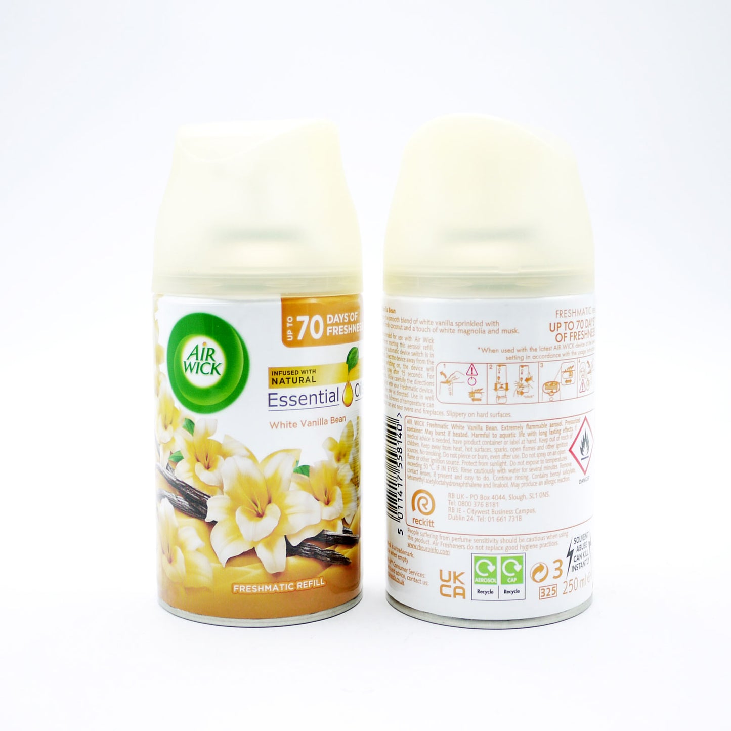 RECHARGE AIRWICK FRESHMATIC VANILLE (C) 250ML