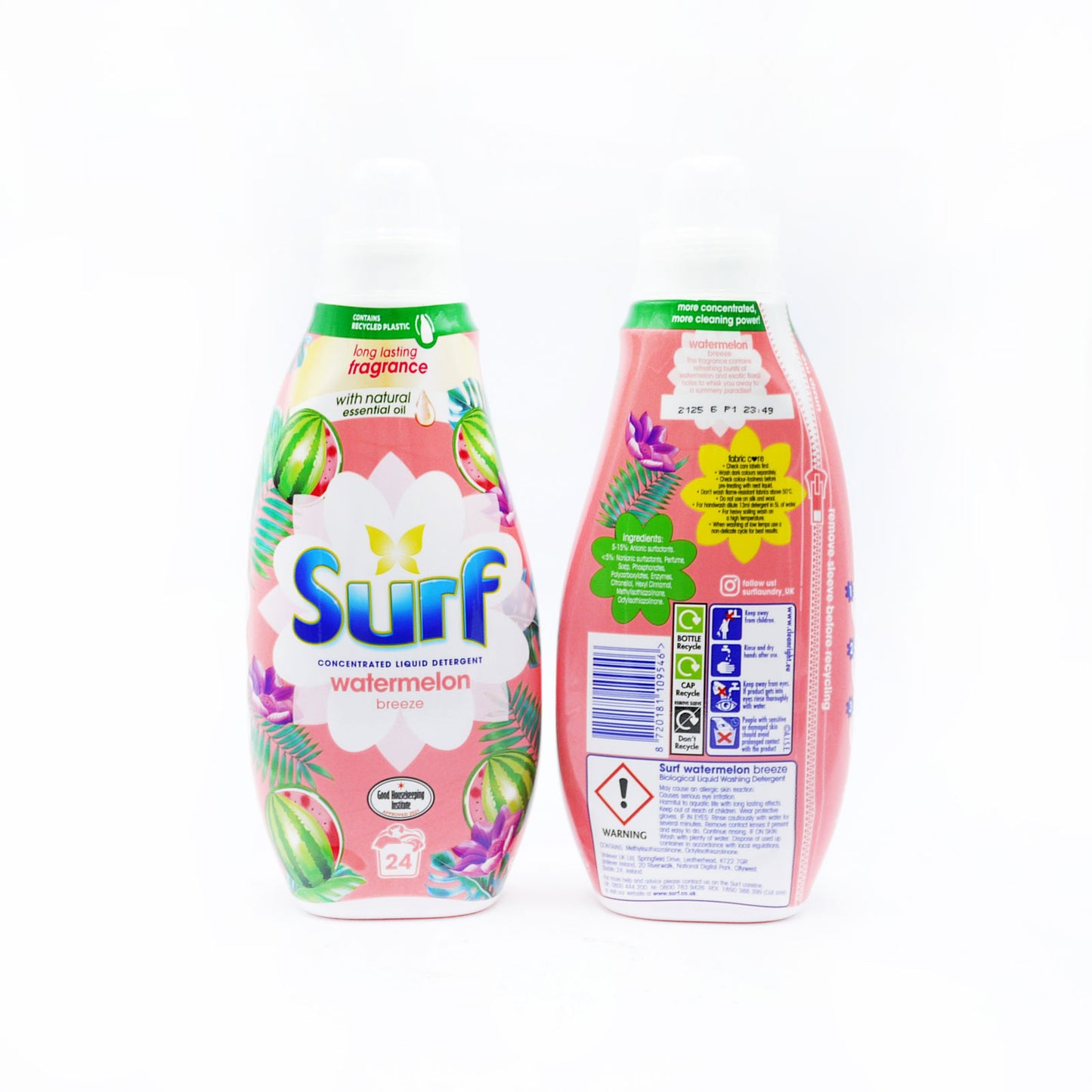 LESSIVE LIQUIDE SURF PASTÈQUE 24 LAVAGES 648ML