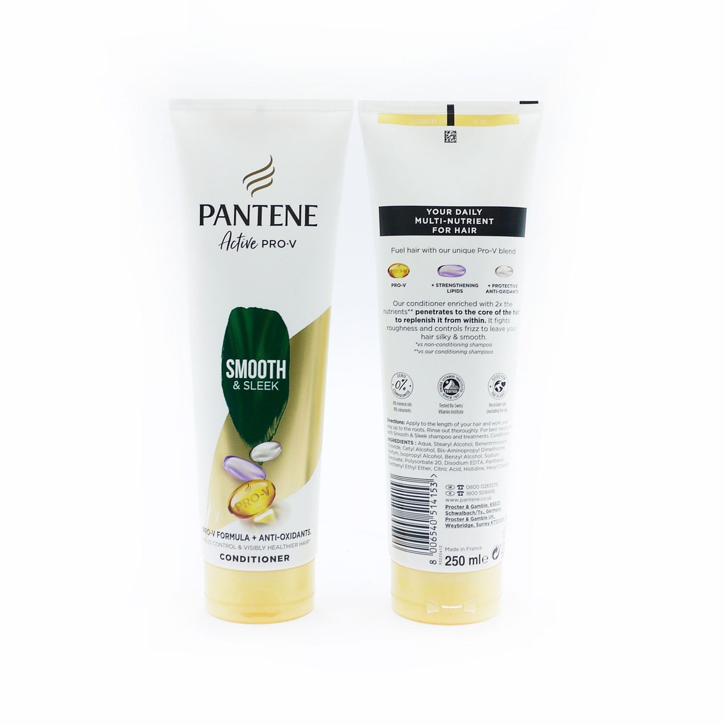 APRÈS-SHAMPOOING PANTENE LISSE ET SOYEUX (D) 250 ml
