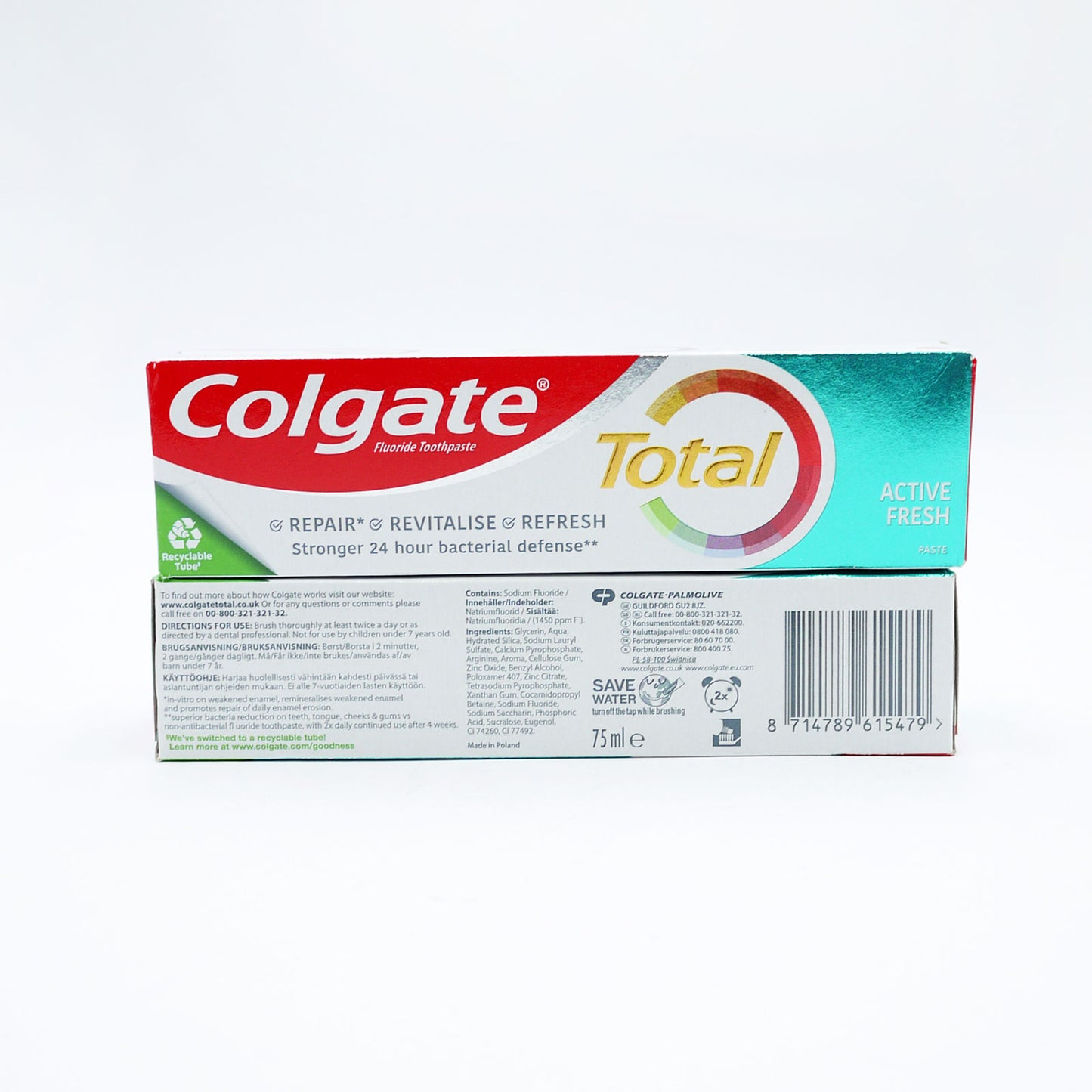 DENTIFRICE COLGATE TOTAL ACTIVE FRESH 75ml