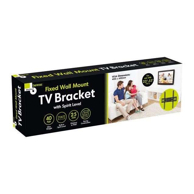 Fixed TV Bracket Hold 23"-55" TV Screens