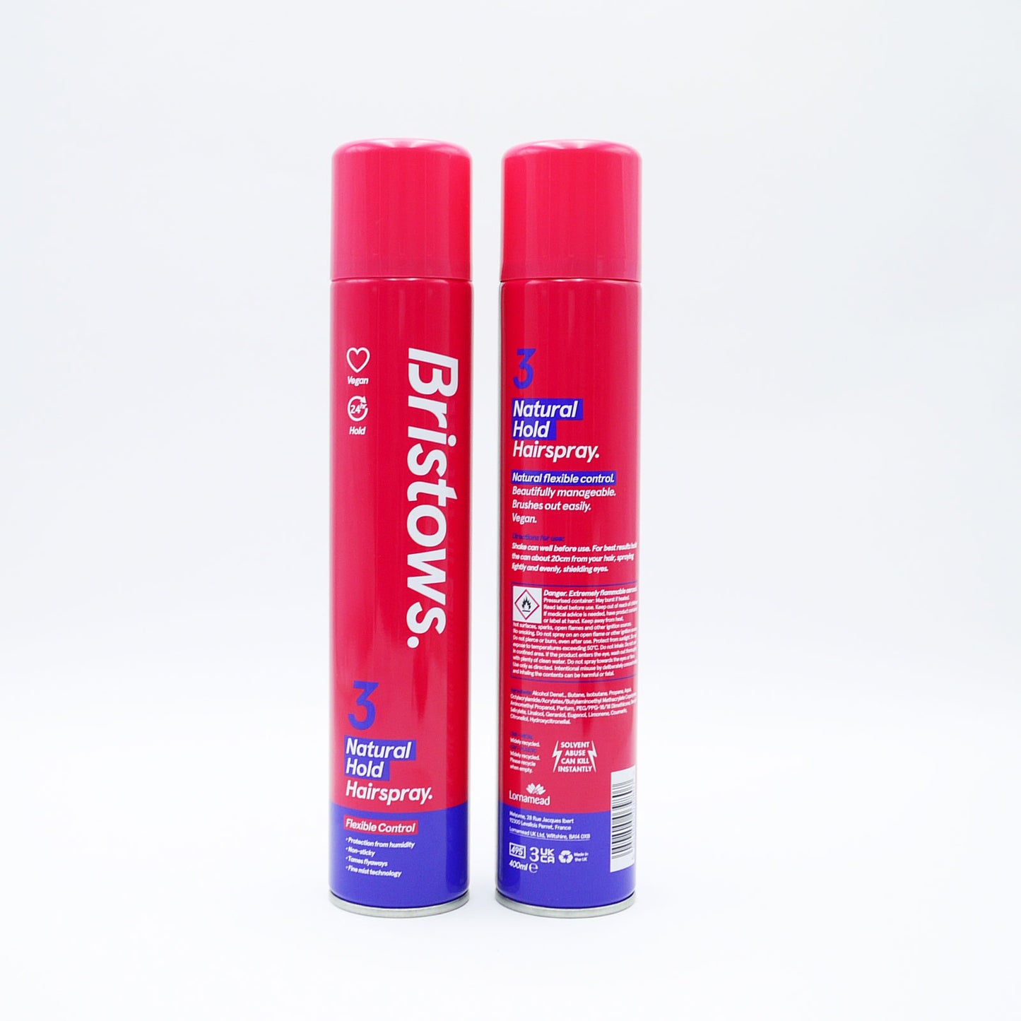 LAQUE BRISTOWS TENUE NATURELLE 400ml