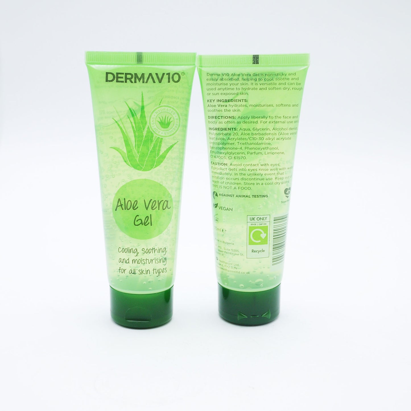 DERMA V10 GEL ALOÈS VERA 75ML