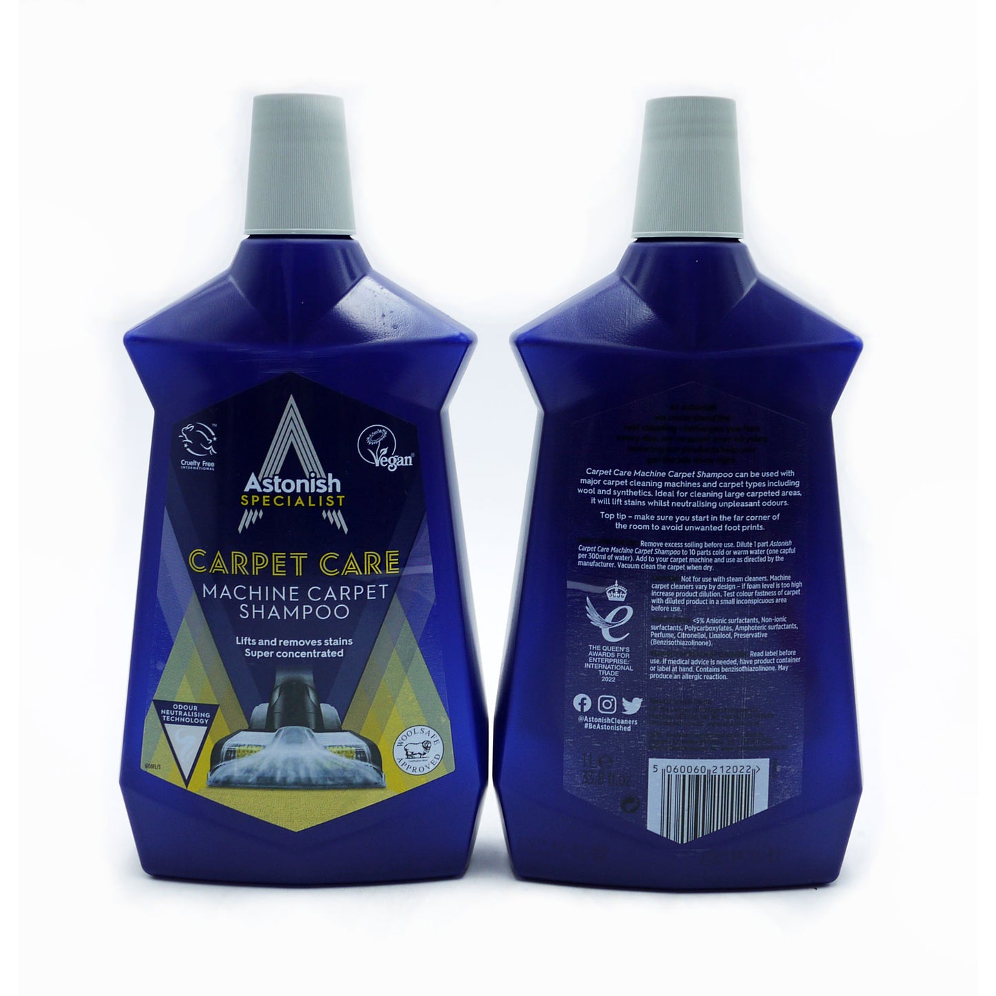ASTONISH SHAMPOO MACHINE MOQUETTE VAC MAXX 1L