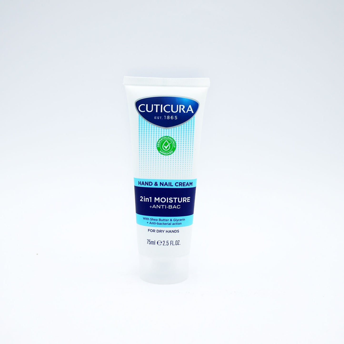 CRÈME HYDRATANTE ANTIBACTÉRIENNE 2 EN 1 MAINS ET ONGLES CUTICURA 75ML