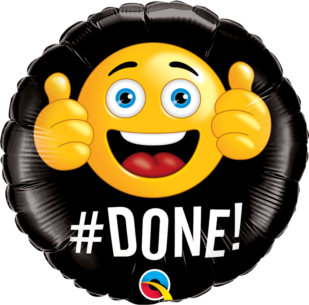 #DONE 18" Helium Balloon