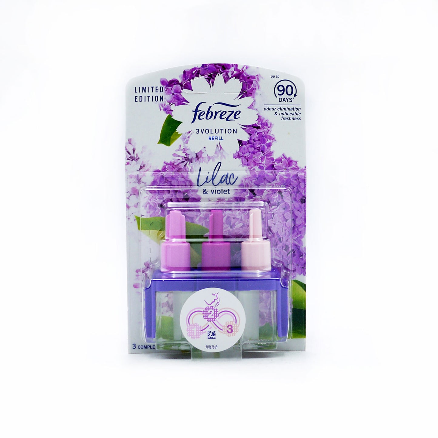 FEBREZE 3VOL RECHARGE DIFFUSEUR ÉLECTRIQUE LILAS + VIOLETTE (C) 20ML