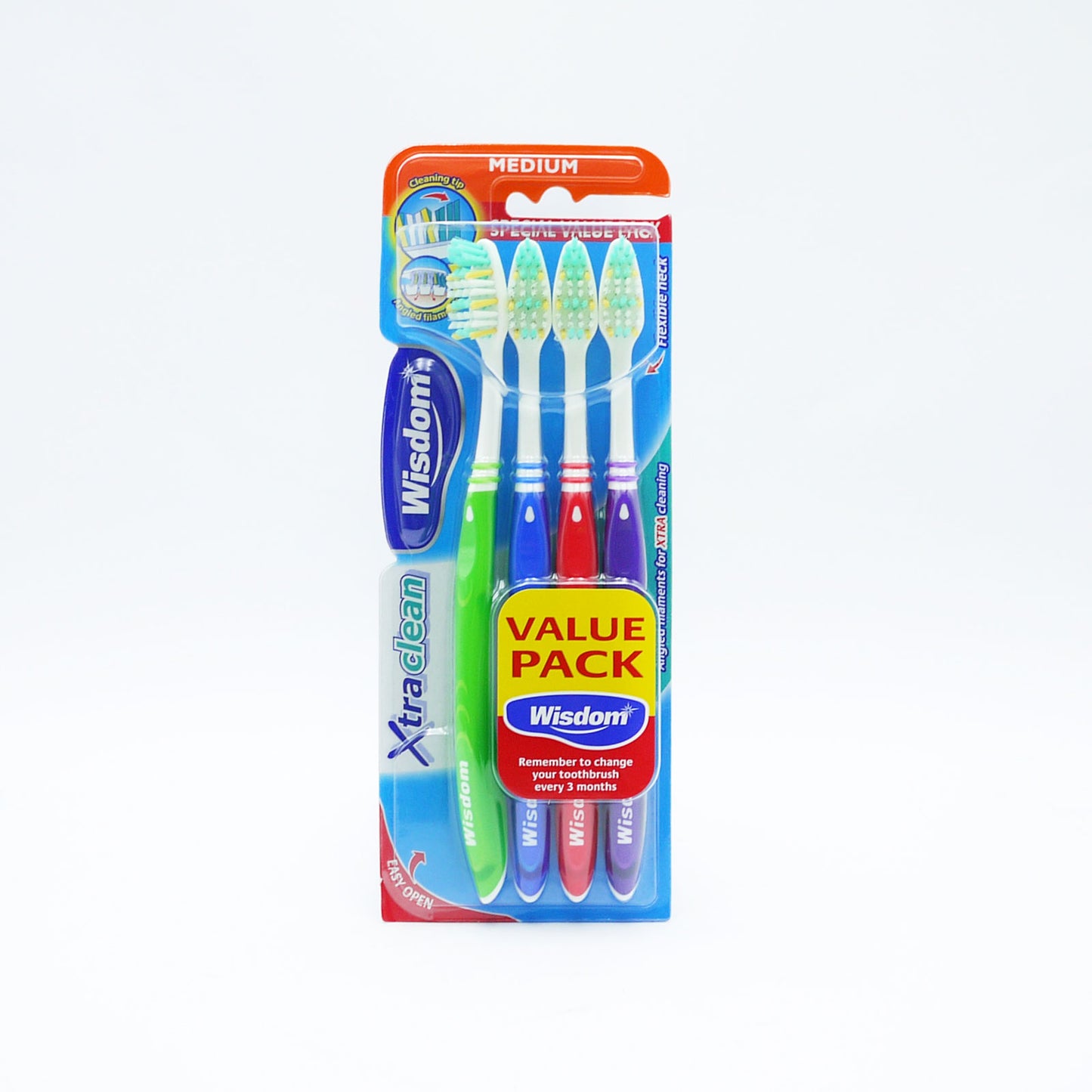 BROSSE À DENTS WISDOM EXTRA CLEAN MEDIUM (C)