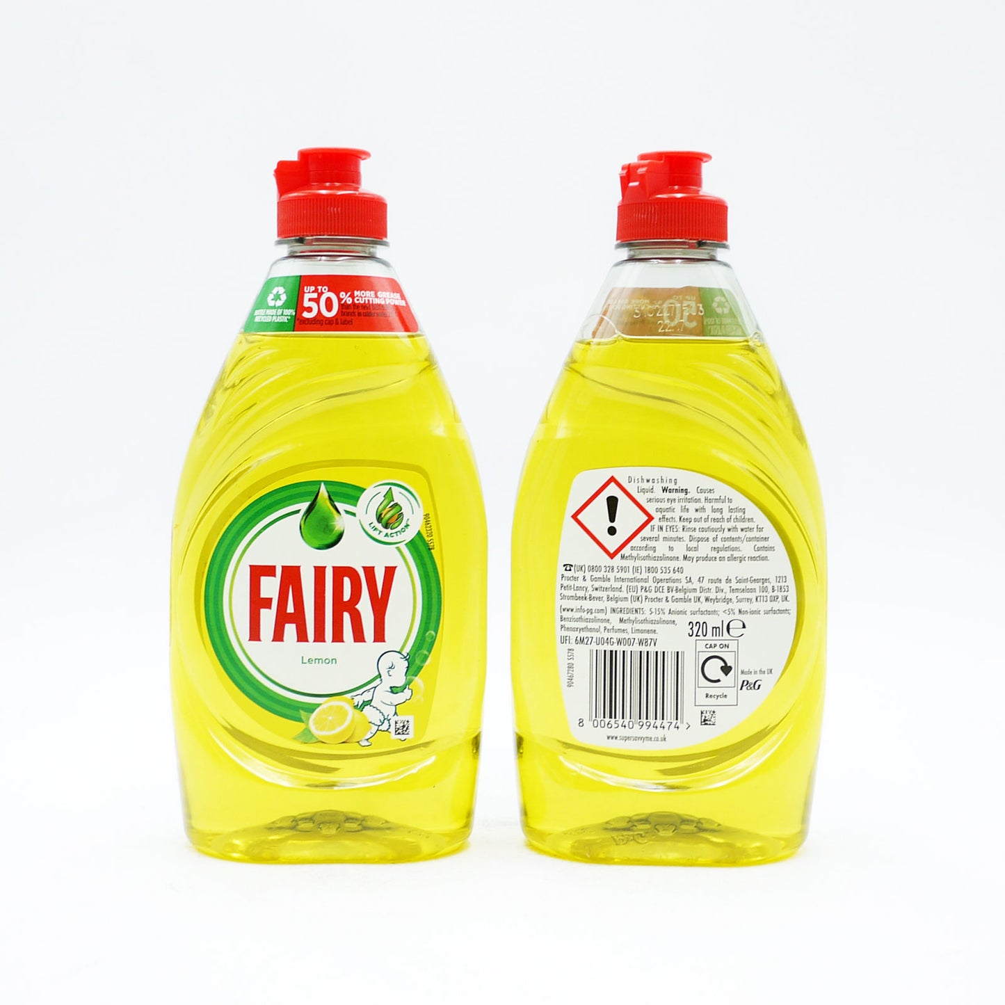 LIQUIDE VAISSELLE FAIRY CITRON 320ML