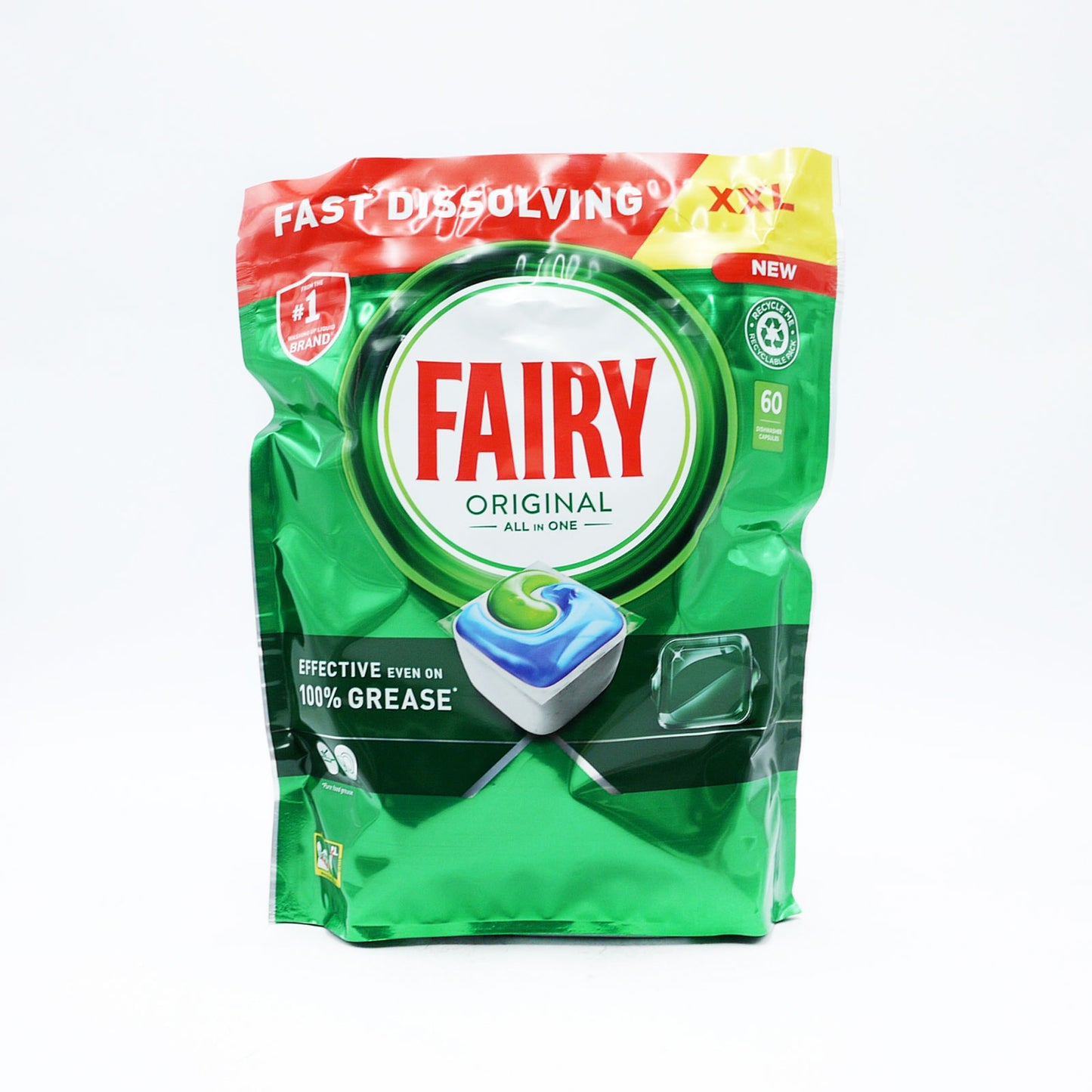 Fairy Original Lave-Vaisselle Tout en Un 70 Capsules, XXL