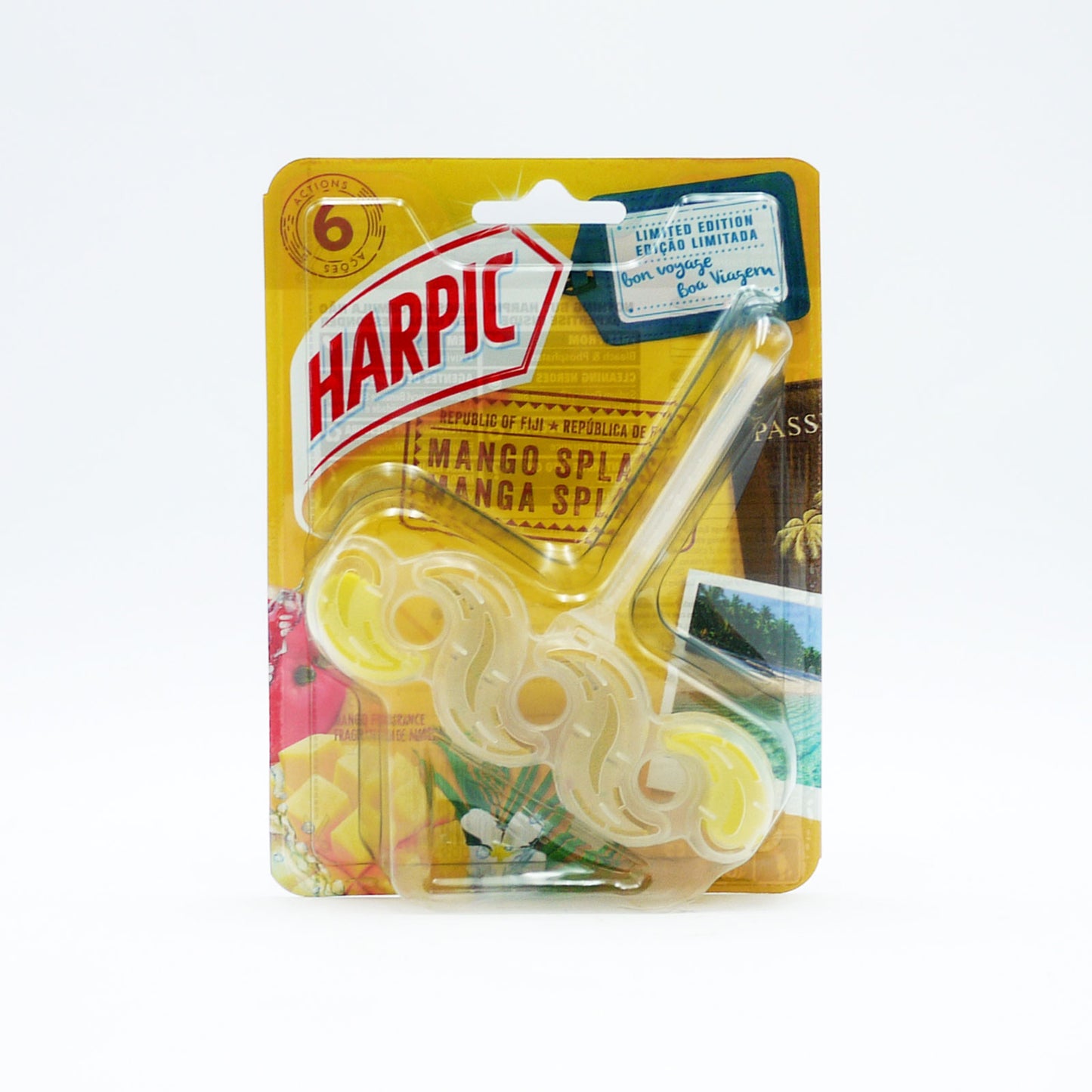 HARPIC BLOC DE JANTE ÉDITION LIMITÉE MANGO SPLASH (C) 35g