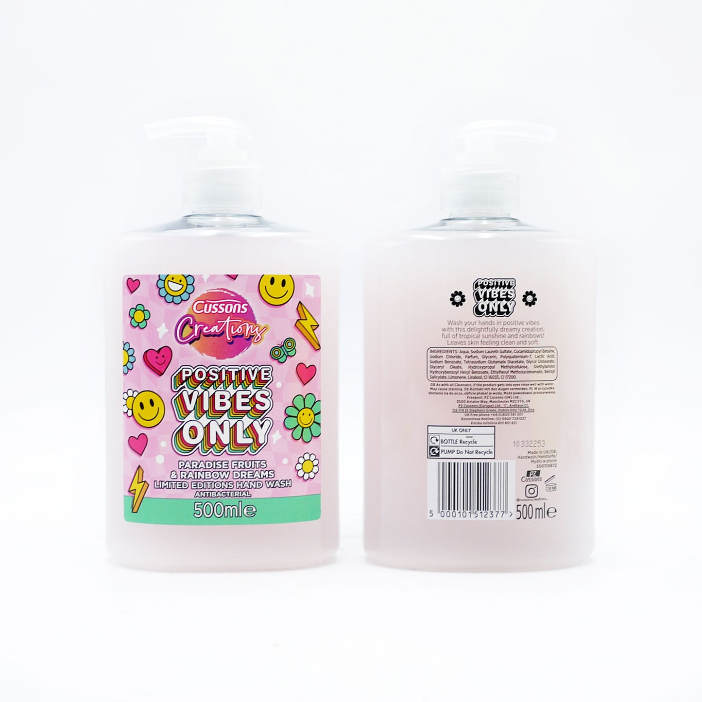 CUSSONS CREATIONS SAVON LIQUIDE VIBES POSITIVES (D) 500ml