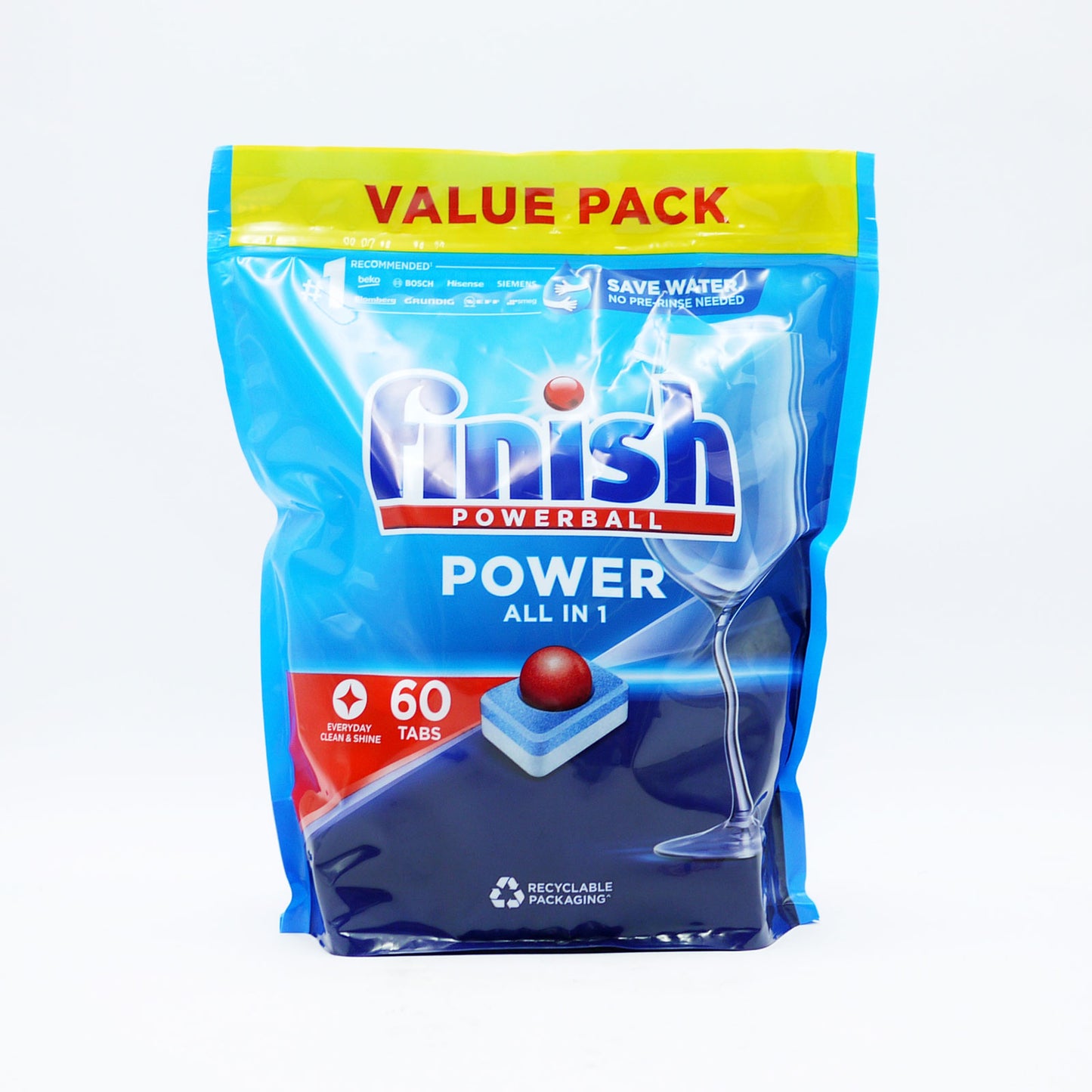 FINISH POWER TABLETTES TOUT EN 1 CLASSIQUE 60 unités
