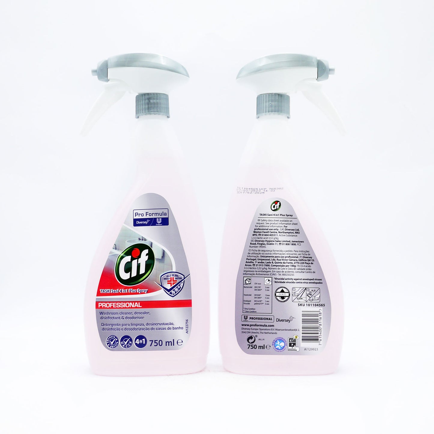 CIF SPRAY SALLE DE BAIN 4EN1 750ML