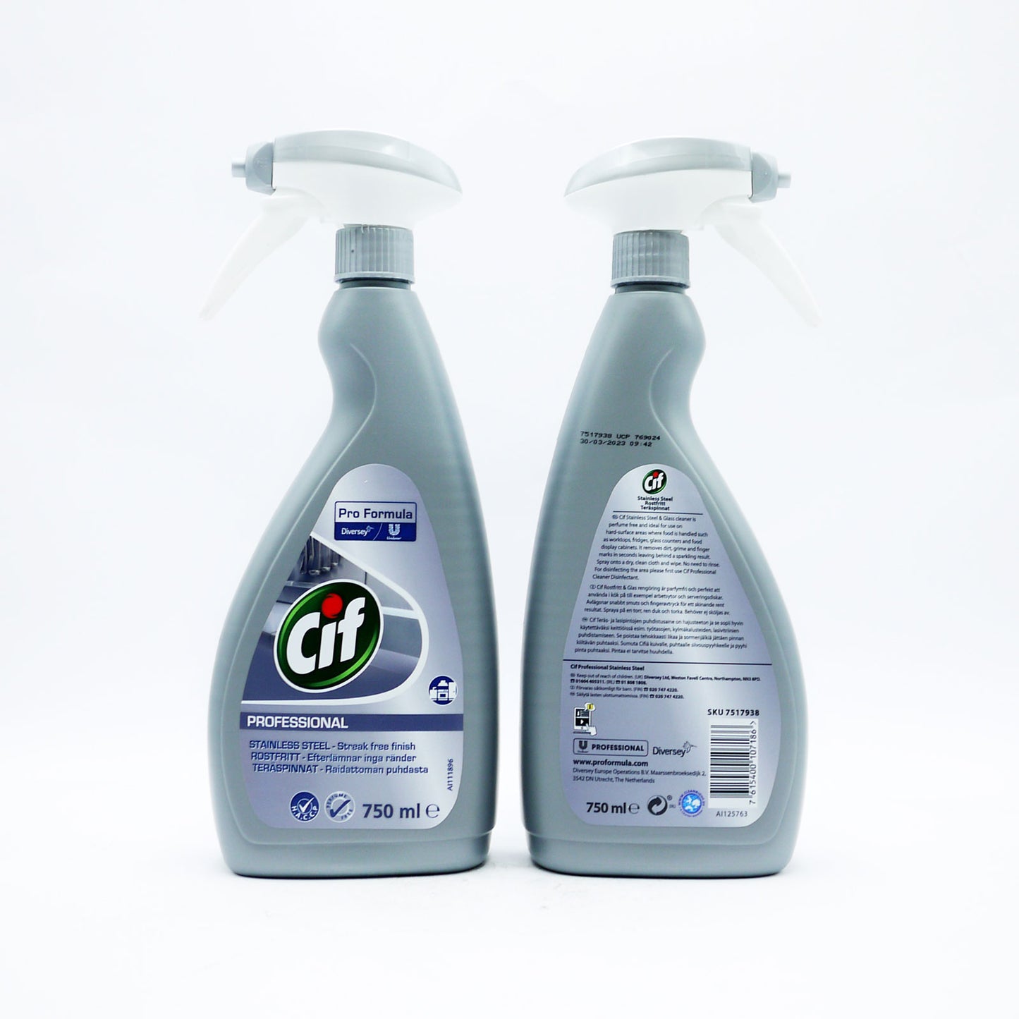 CIF SPRAY INOX 750ML