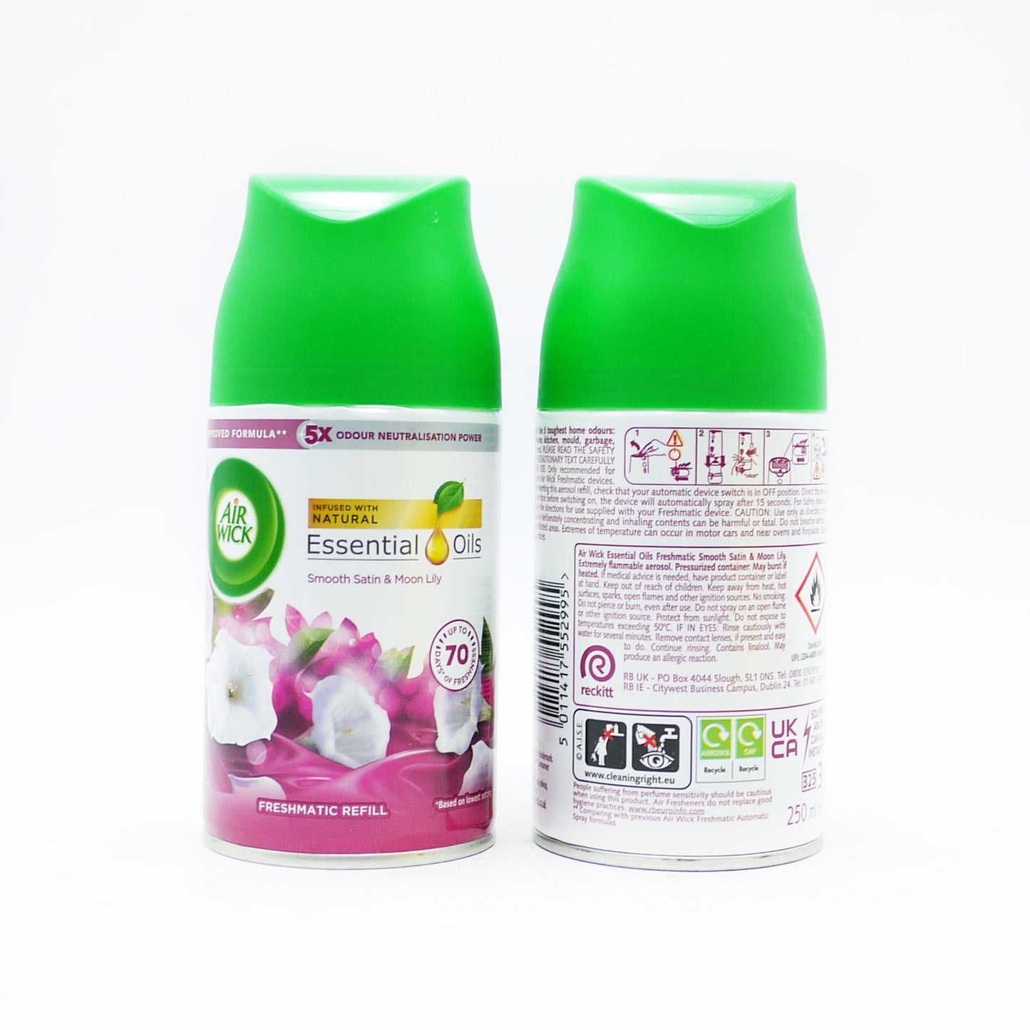 RECHARGE AIRWICK FRESHMATIC SATIN & LYS LUNAIRE (C) 250ML