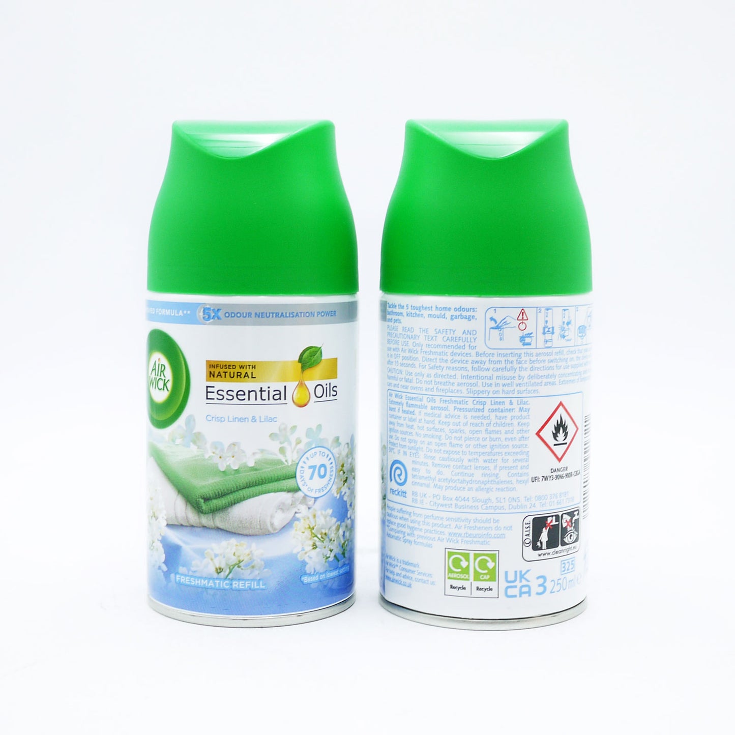RECHARGE AIRWICK FRESHMATIC FRAÎCHEUR LINGE 250ML