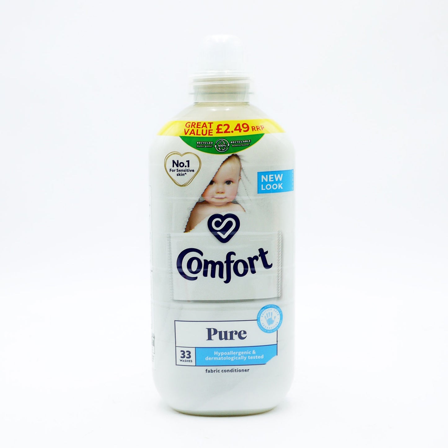 ADOUCISSANT COMFORT 33 LAVAGES PURE PMP 2,49 £ 990 ML
