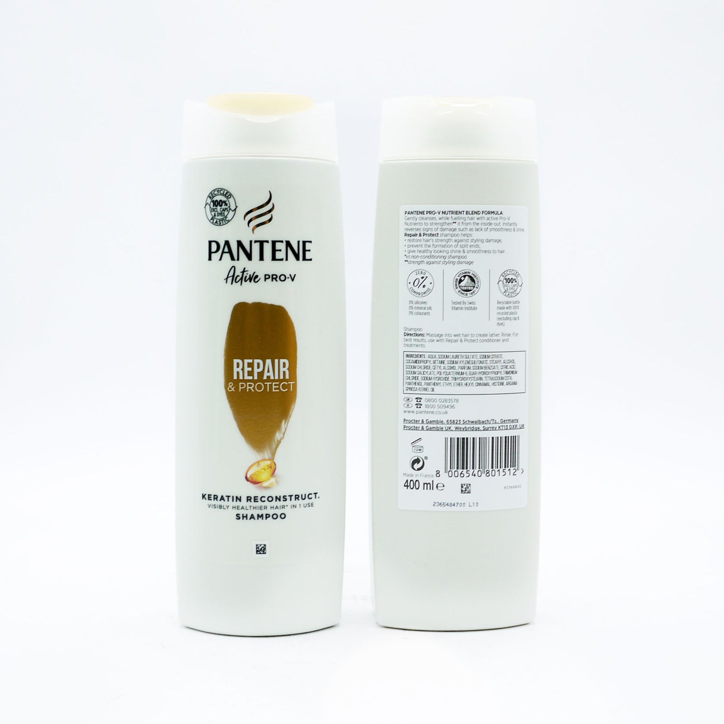 PANTENE SHAMPOOING RÉPARATION ET PROTECTION 400ml