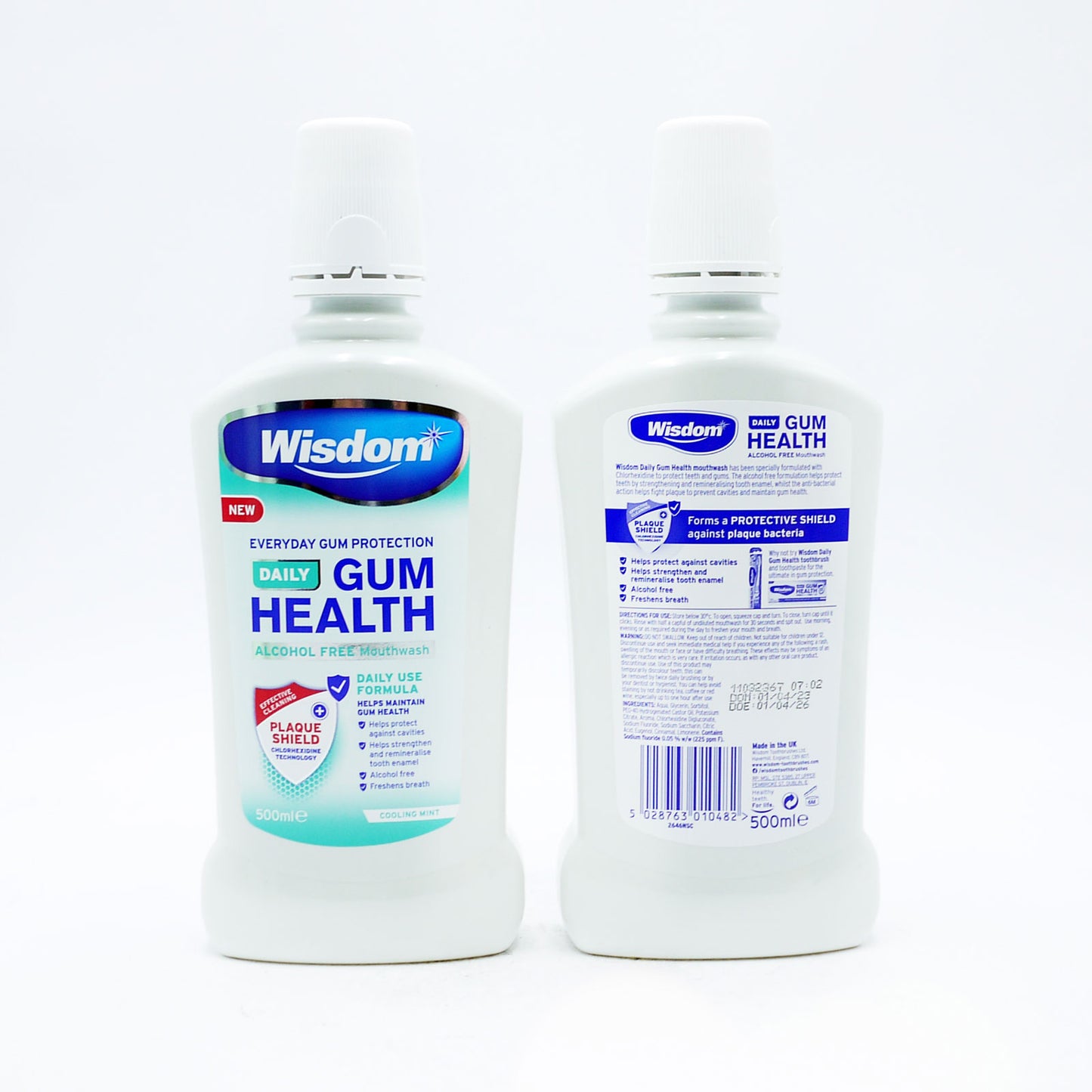 BAIN DE BOUCHE QUOTIDIEN WISDOM SOIN DES GENCIVES 500ml