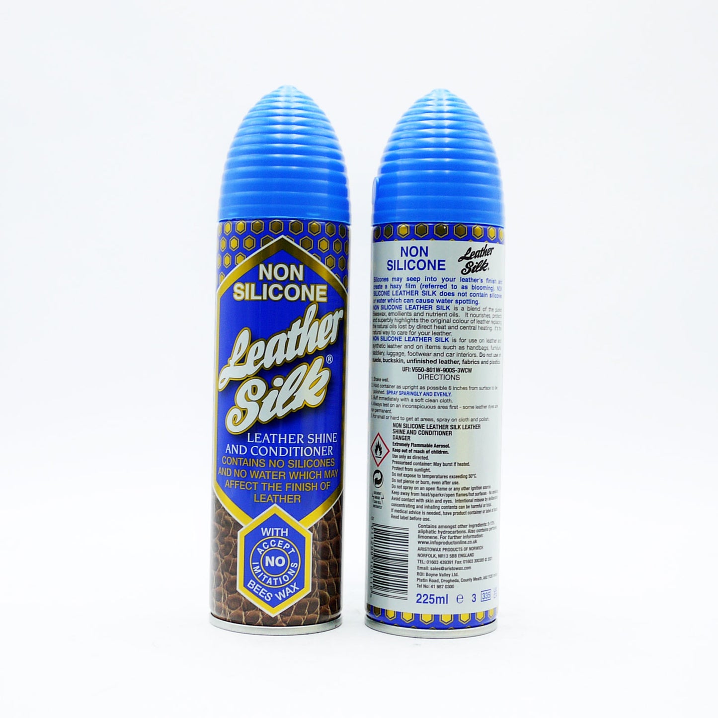 ARISTOWAX POLISSANT CUIR SOIE NON SILICONE 225ML