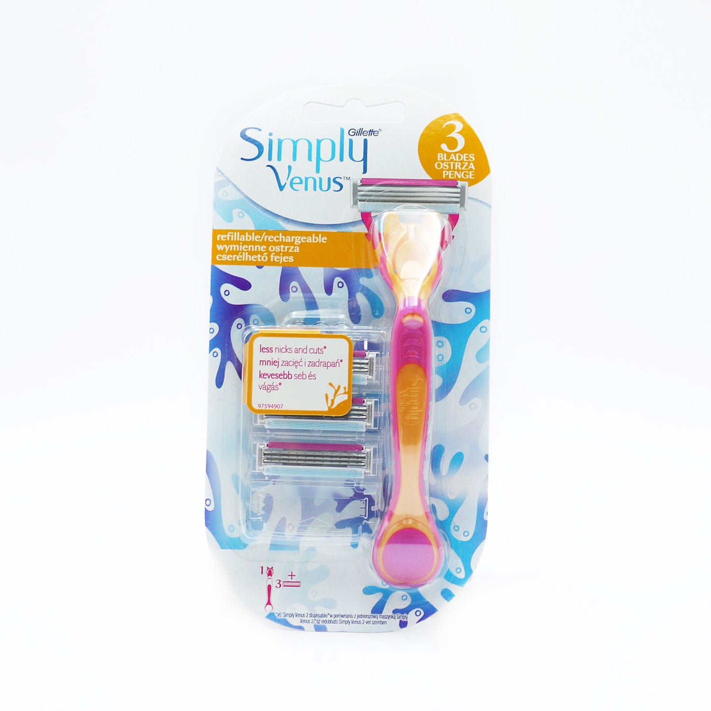 GILLETTE SIMPLY VENUS 3 RASOIRS (C)