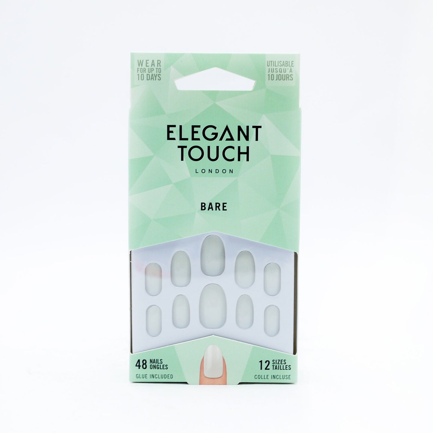 ELEGANT TOUCH FAUX ONGLES BARE OVAL 24PC(C)