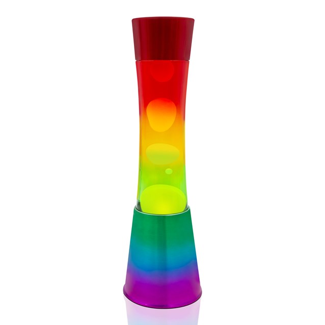 Lampe à lave tour 40cm-Couleurs arc-en-ciel