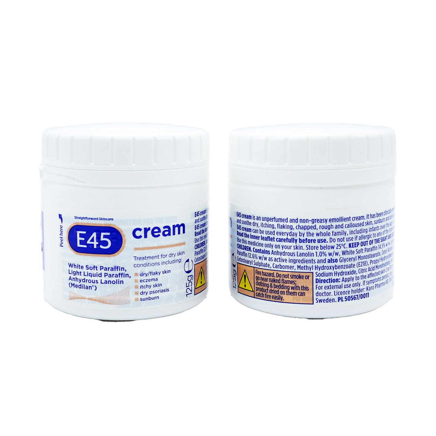 CRÈME E45 POT NORMAL 125G