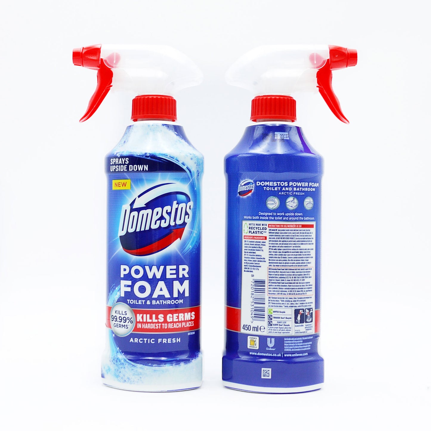 DOMESTOS MOUSSE ACTIVE ARCTIC FRESH 450ML