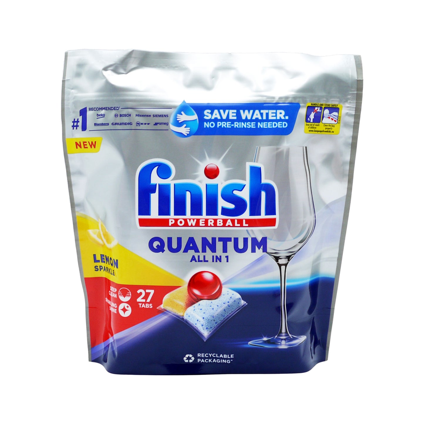 FINISH PASTILLE LAVE-VAISSELLE ULTIMATE CITRON 25