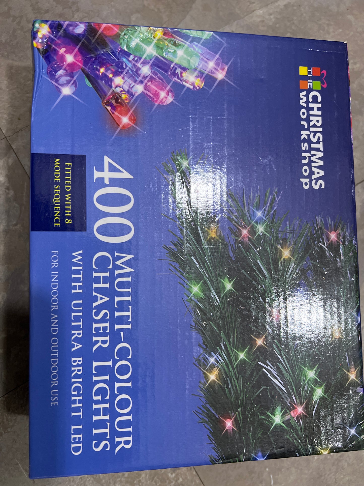 400 multi color chaser light