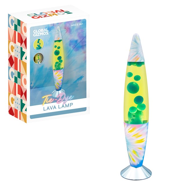 16" Retro Tie Dye Lava Lamp