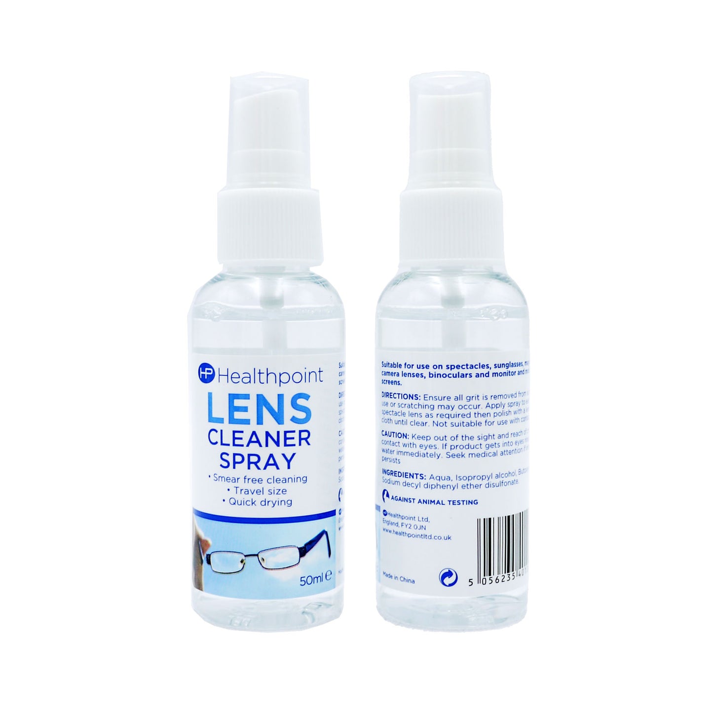 NETTOYANT LUNETTES SPRAY HEALTHPOINT 50ML