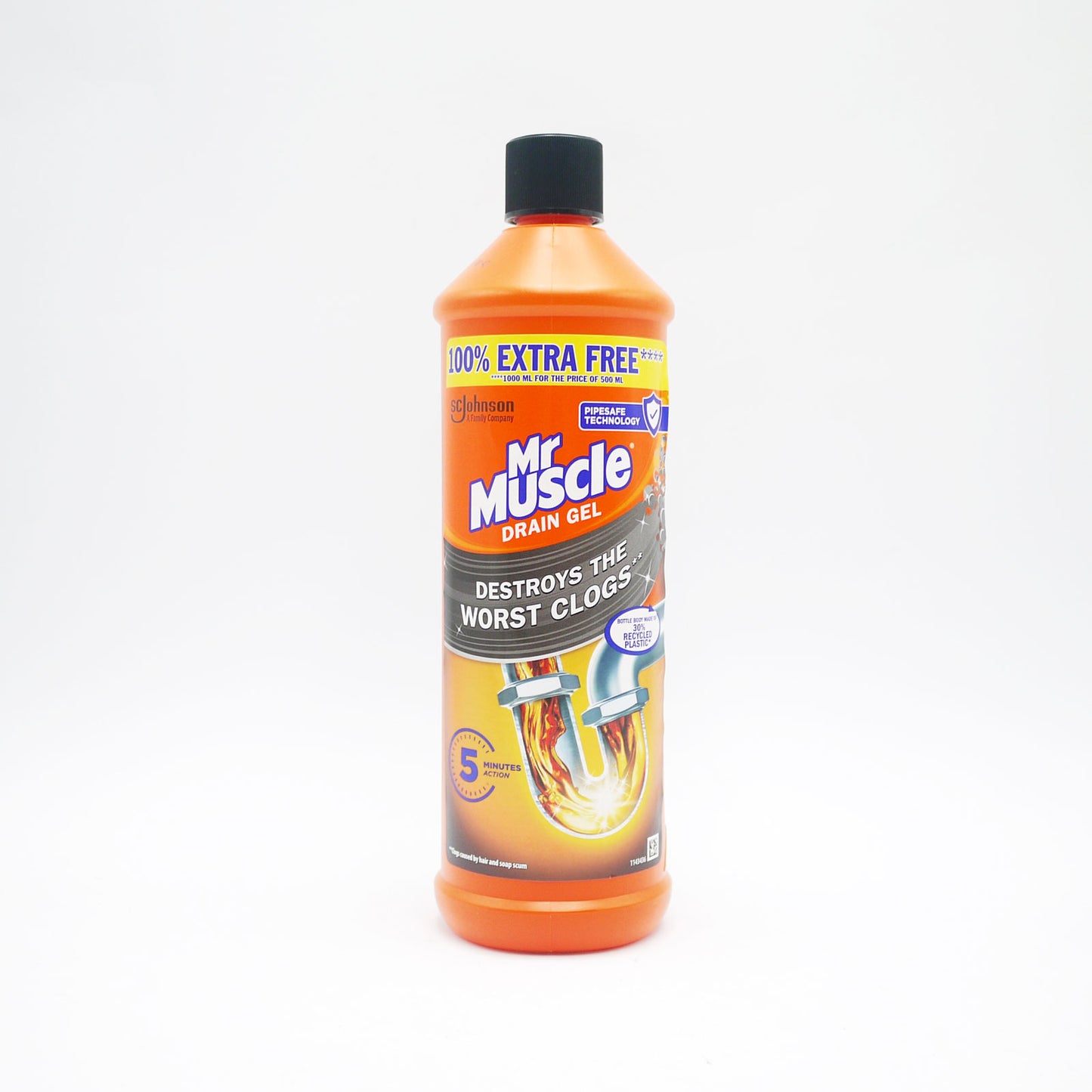 MR MUSCLE GEL DÉBOUCHEUR ÉVIER ET CANALISATIONS 1L