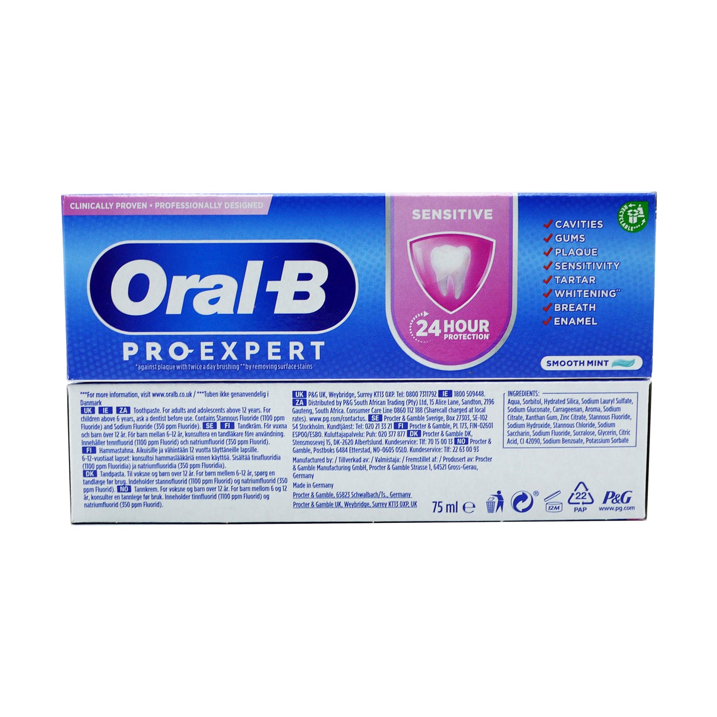 DENTIFRICE ORAL B PRO EXPERT SENSIBILITÉ BLANCHEUR DOUCEUR 75ml