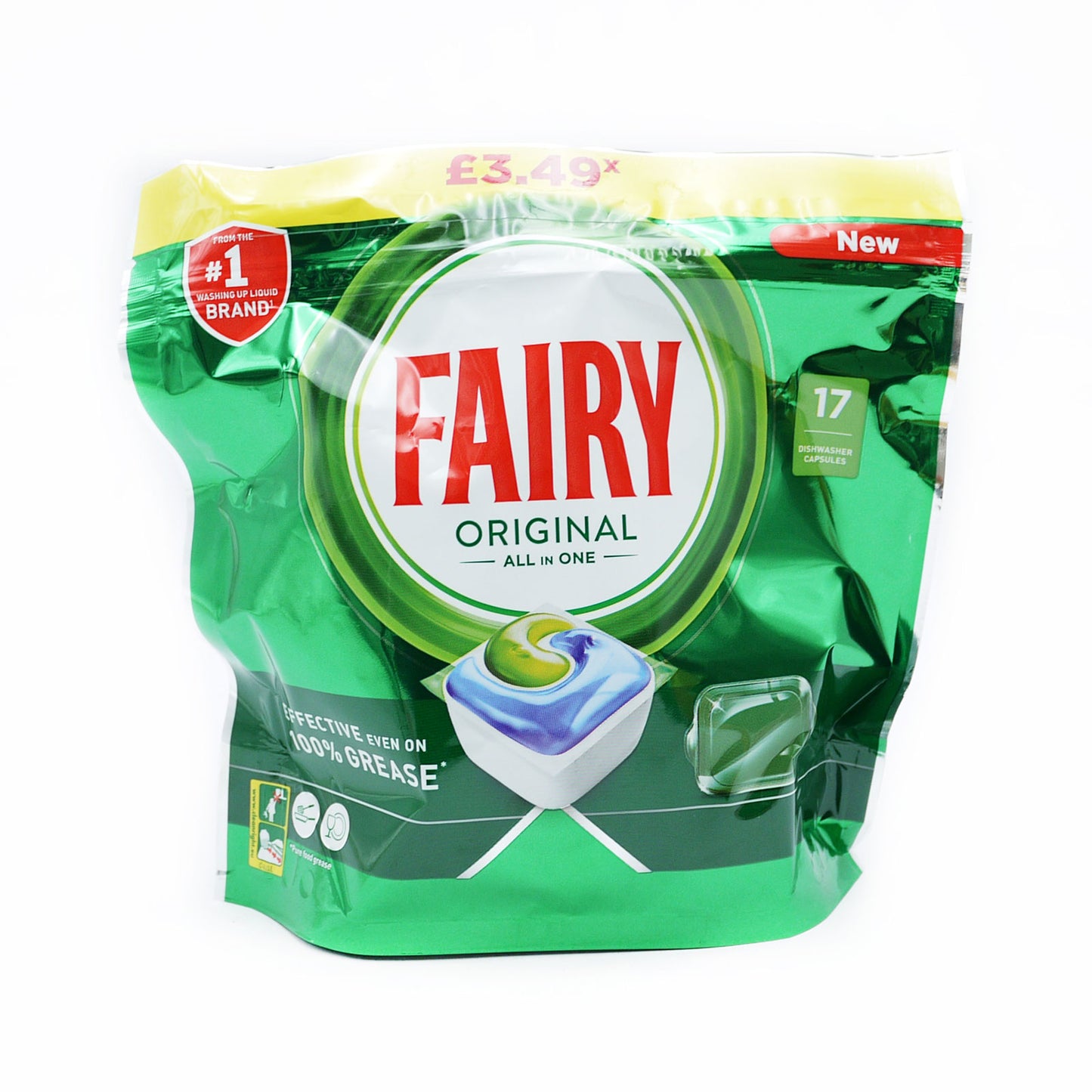 FAIRY PASTILLES LAVE-VAISSELLE PLATINUM ORIGINAL 17 PASTILLES