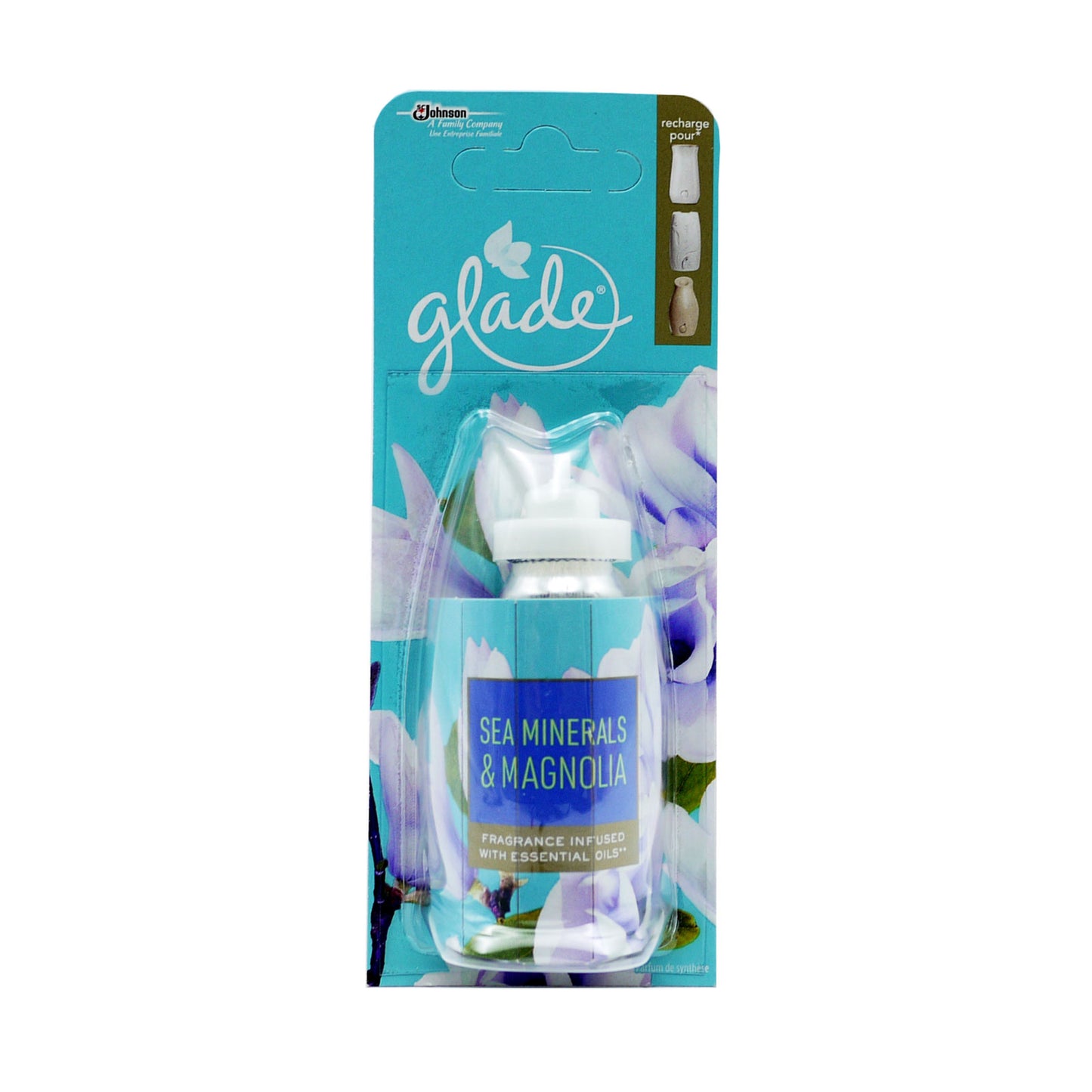 RECHARGE GLADE SENSE & SPRAY MINÉRAUX MARINS & MAG (C) 18ML
