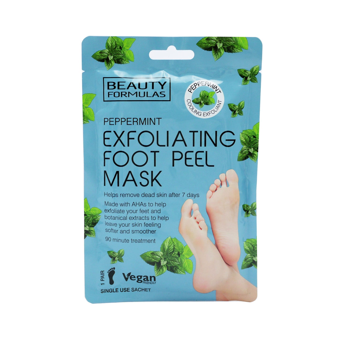 BEAUTY FORMULAS EXFOLIATING FOOT PEEL MASK PEPP