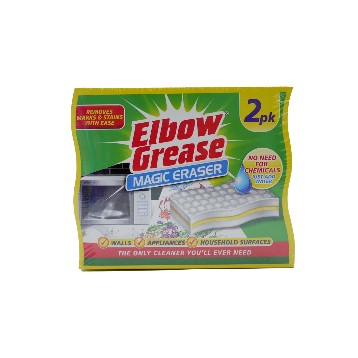 ELBOW GREASE MAGIC ERASER 2PK