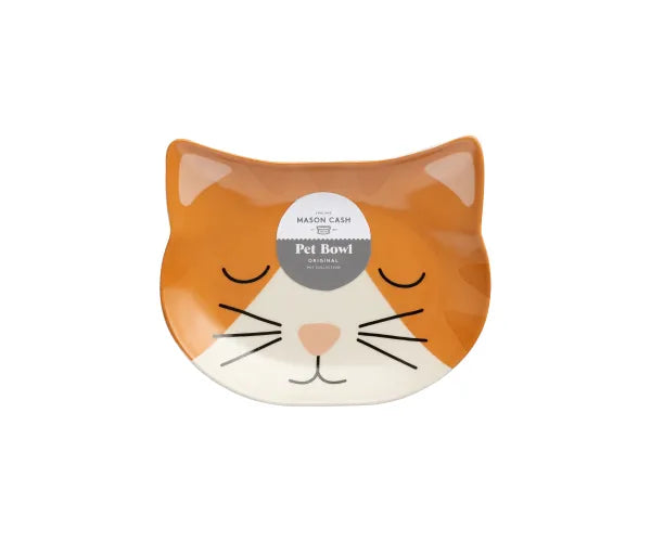Adorables gamelles pour chat roux de 16x13cm, le plat parfait pour votre animal