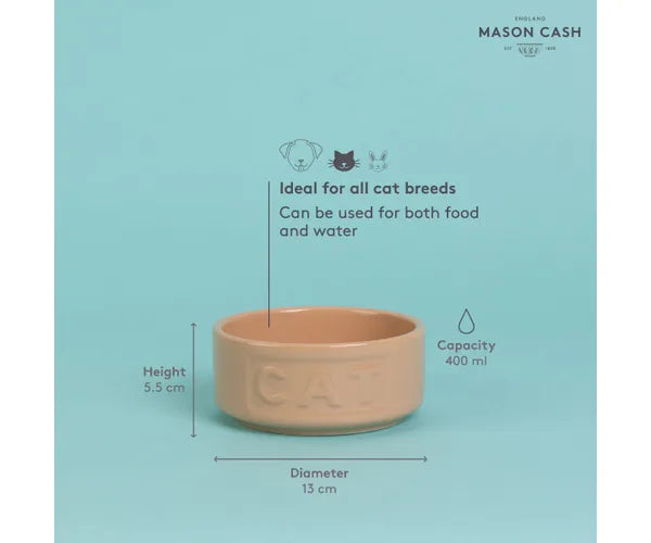 Gamelle en canne de 13 cm - Solution d'alimentation élégante et durable pour animaux de compagnie.