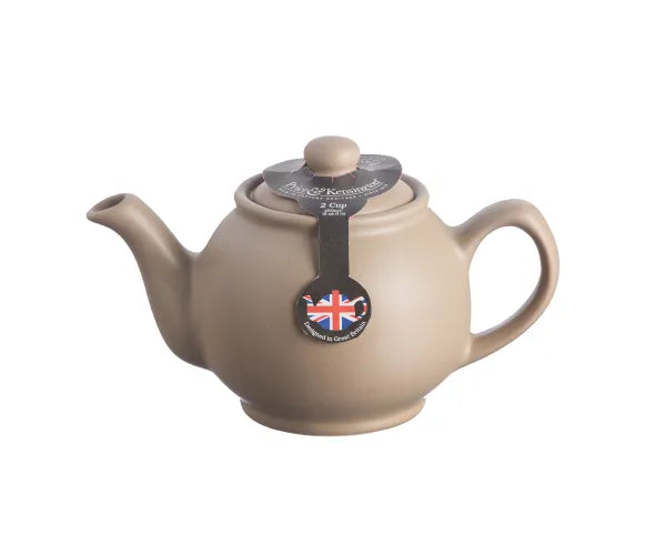 Théière 2 tasses Matt Taupe | Théière en céramique élégante pour une infusion parfaite