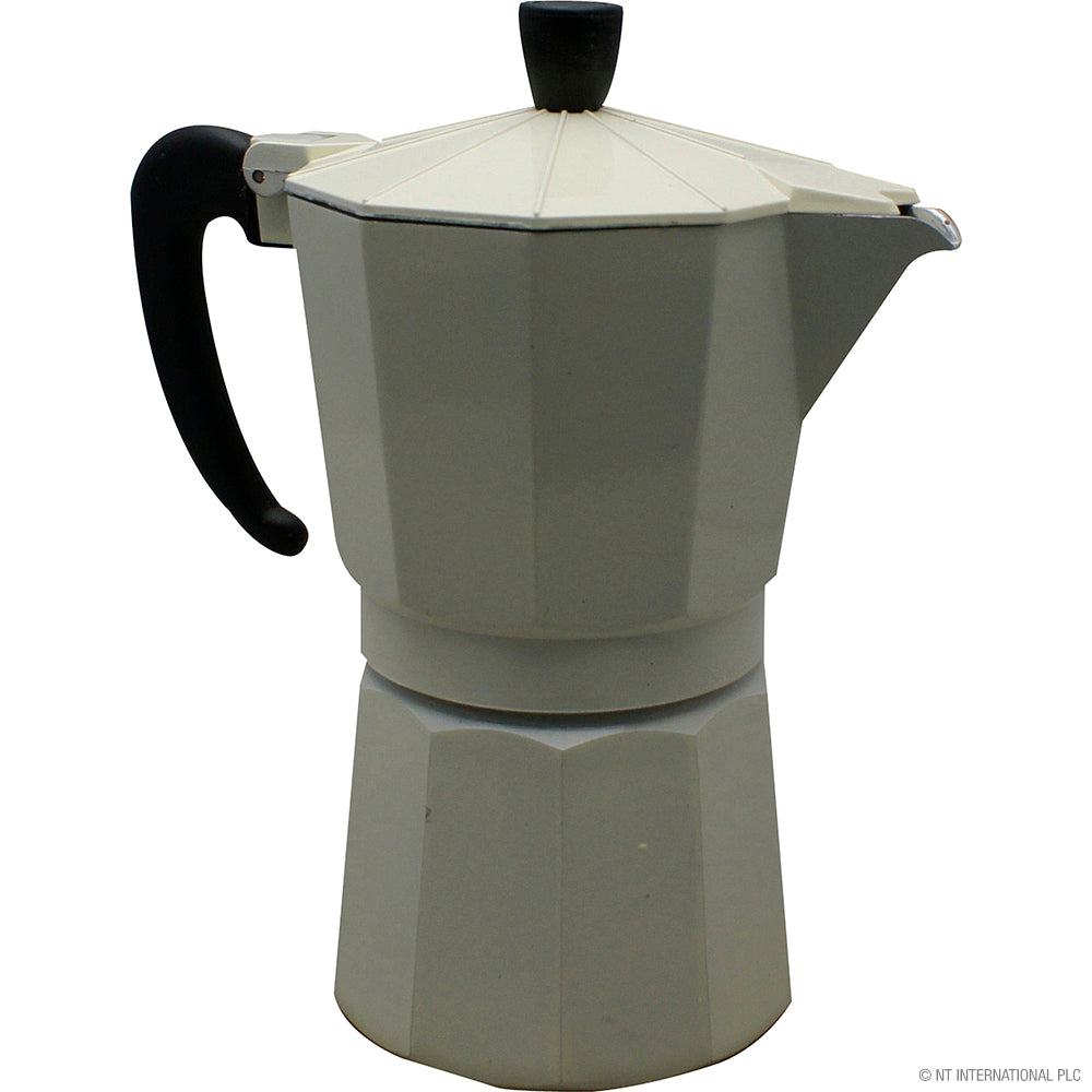 Cafetière 6 tasses Rouge, Noire et Crème - L'alliance parfaite du design et de la fonctionnalité !