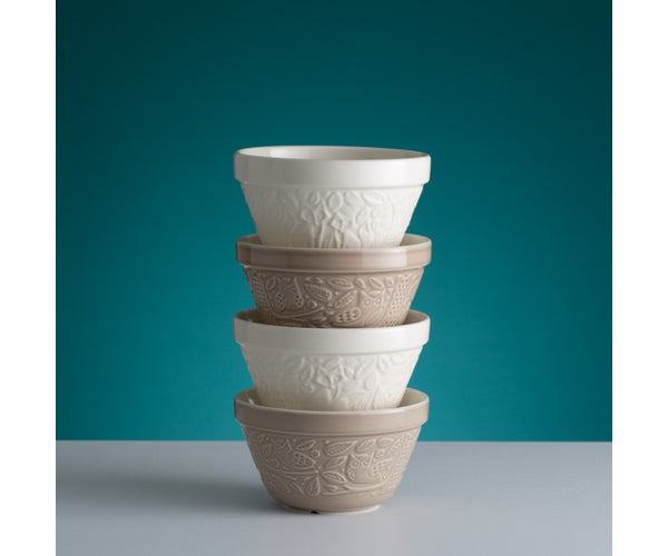 In The Forest S36 Cream Pudding Basin 16cm: Rustic Charm for Your Kitchen .