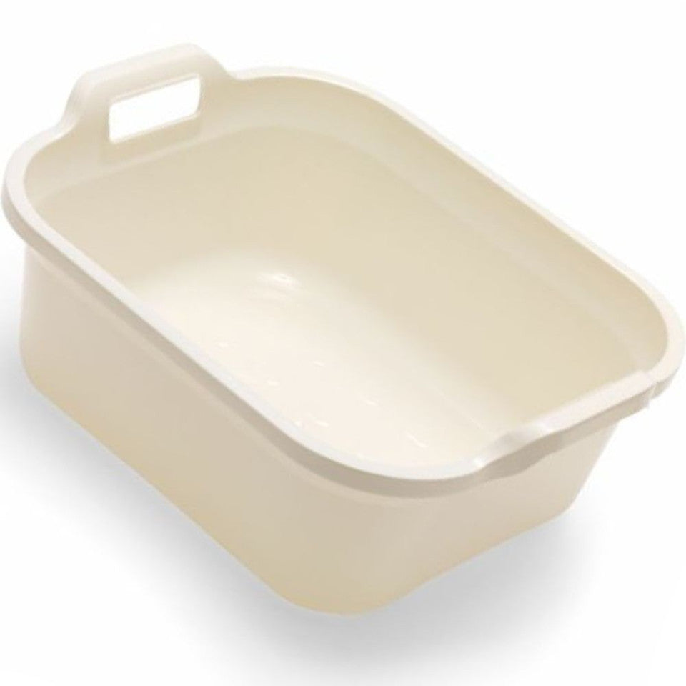 Bol de lavage de vaisselle rectangulaire en plastique Addis de grande taille avec 2 poignées 10L