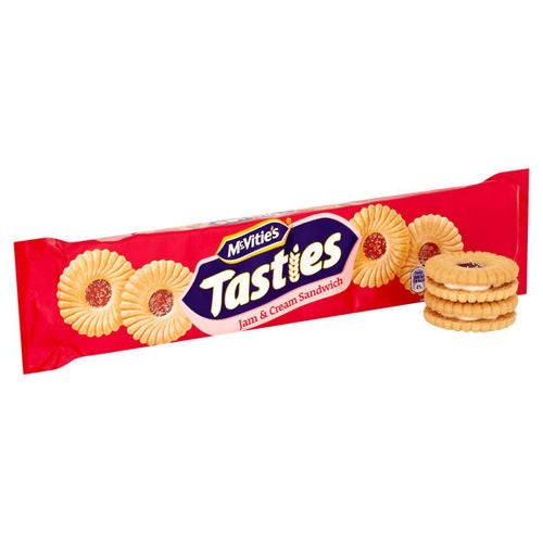 McVitie's Tasties Jam & Cream Sandwich 150g